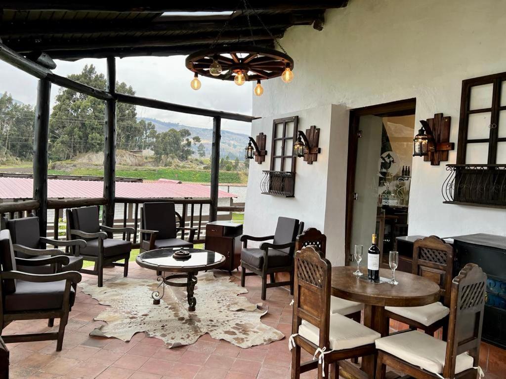 Hacienda Santa Ana Lodging Guamote Exterior foto